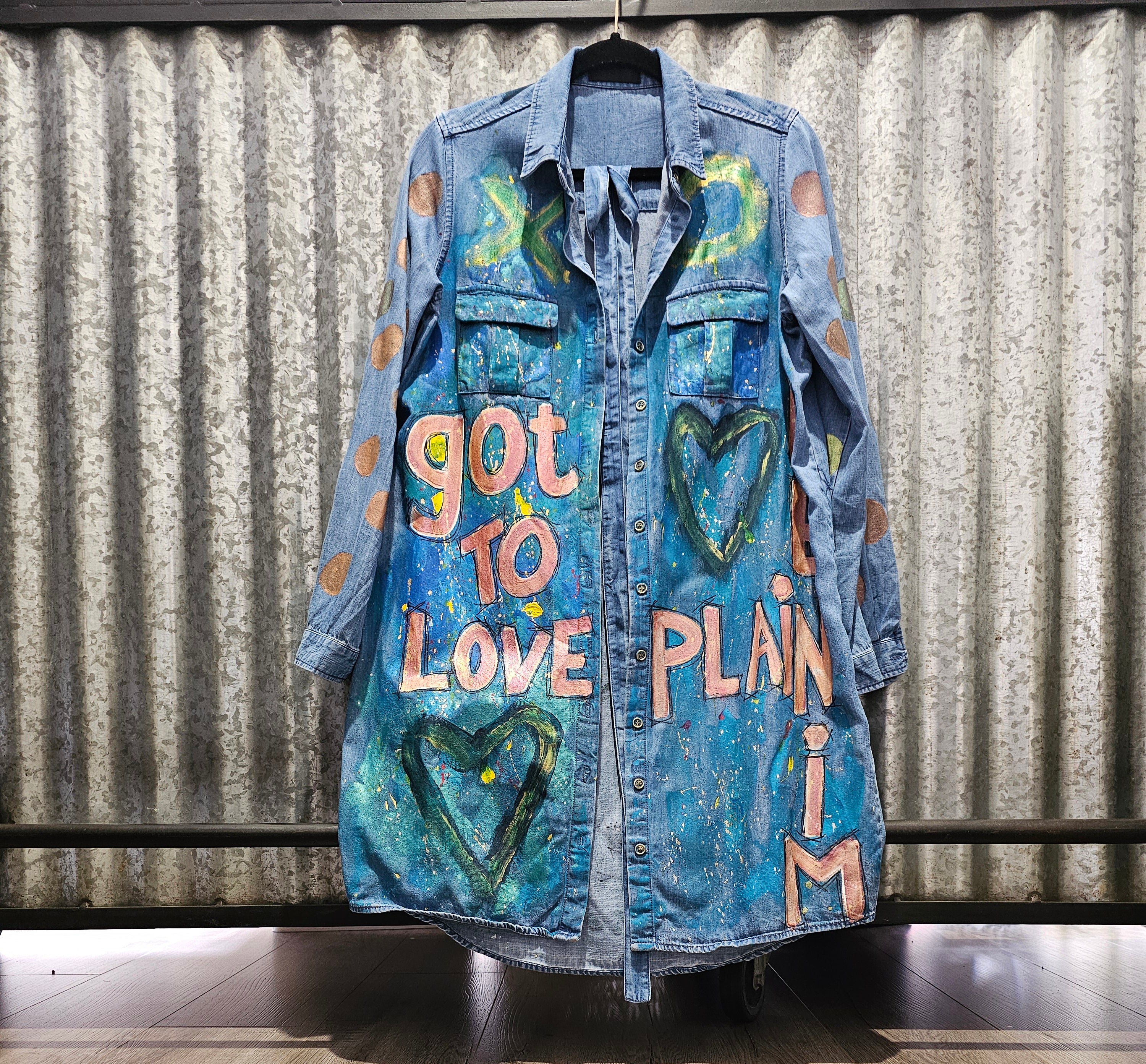 'GOT TO LOVE PLAIN DENIM- REALLY!-THIS WAS PLAIN??'
