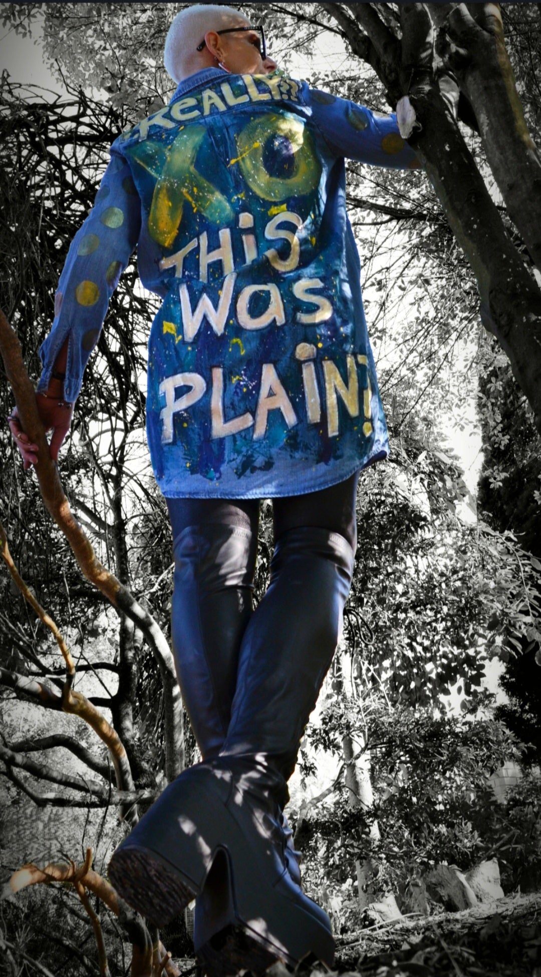 'GOT TO LOVE PLAIN DENIM- REALLY!-THIS WAS PLAIN??'